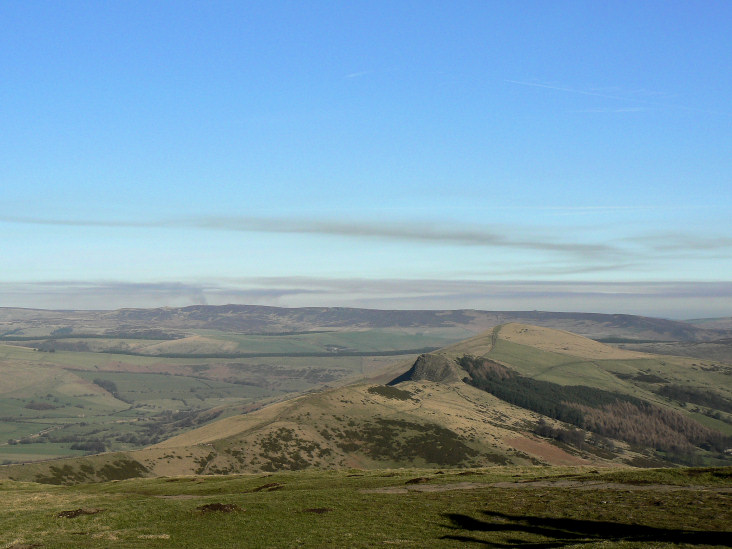 Mam Tor ridge with Derwent & Howden Edges Mam Tor ridge with Derwent & Howden Edges